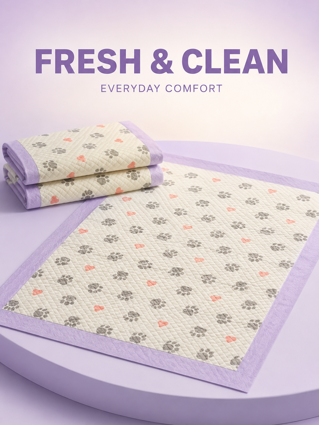 LUNOVA Printed Puppy Training Pads