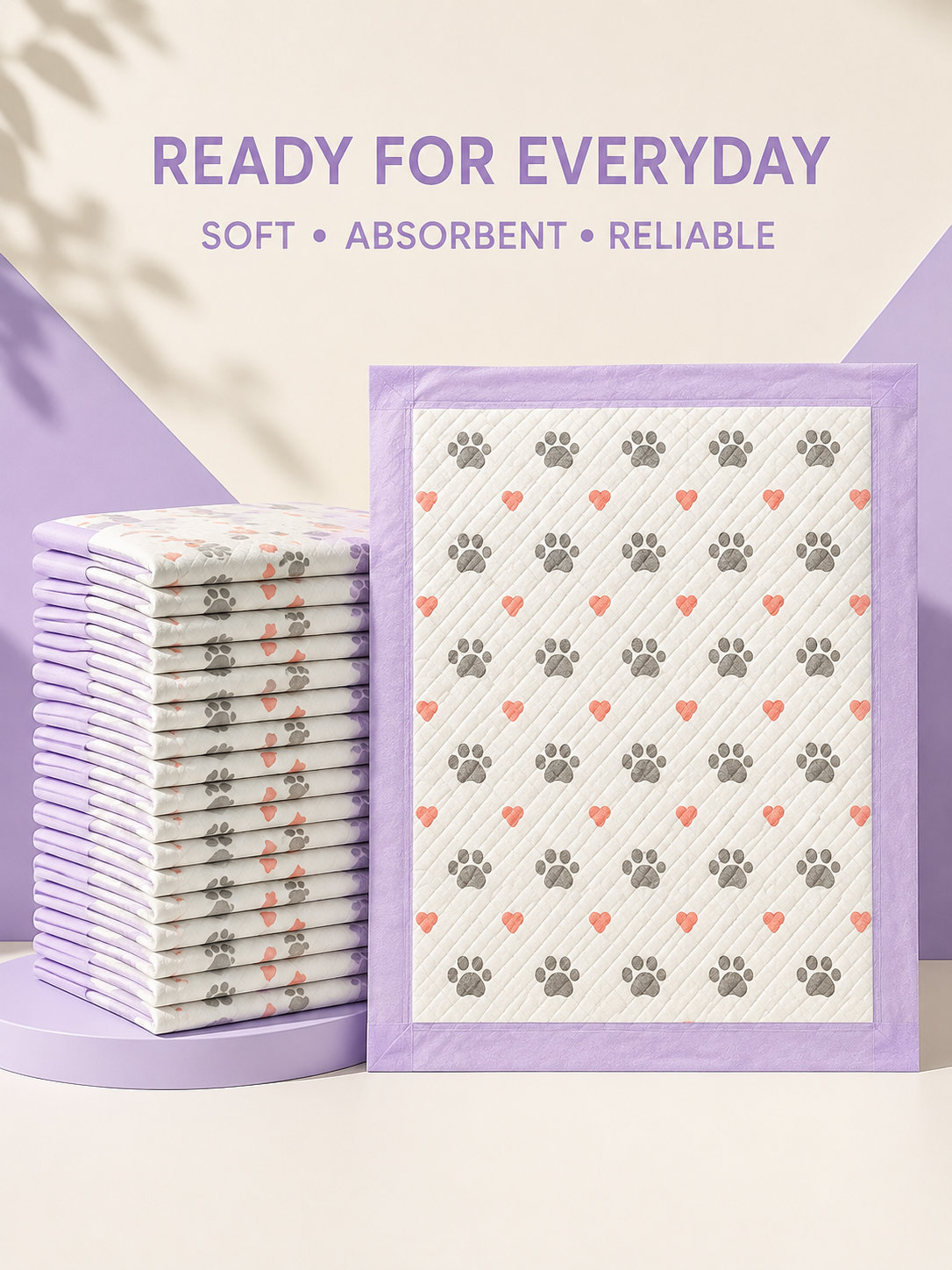 LUNOVA Printed Puppy Training Pads