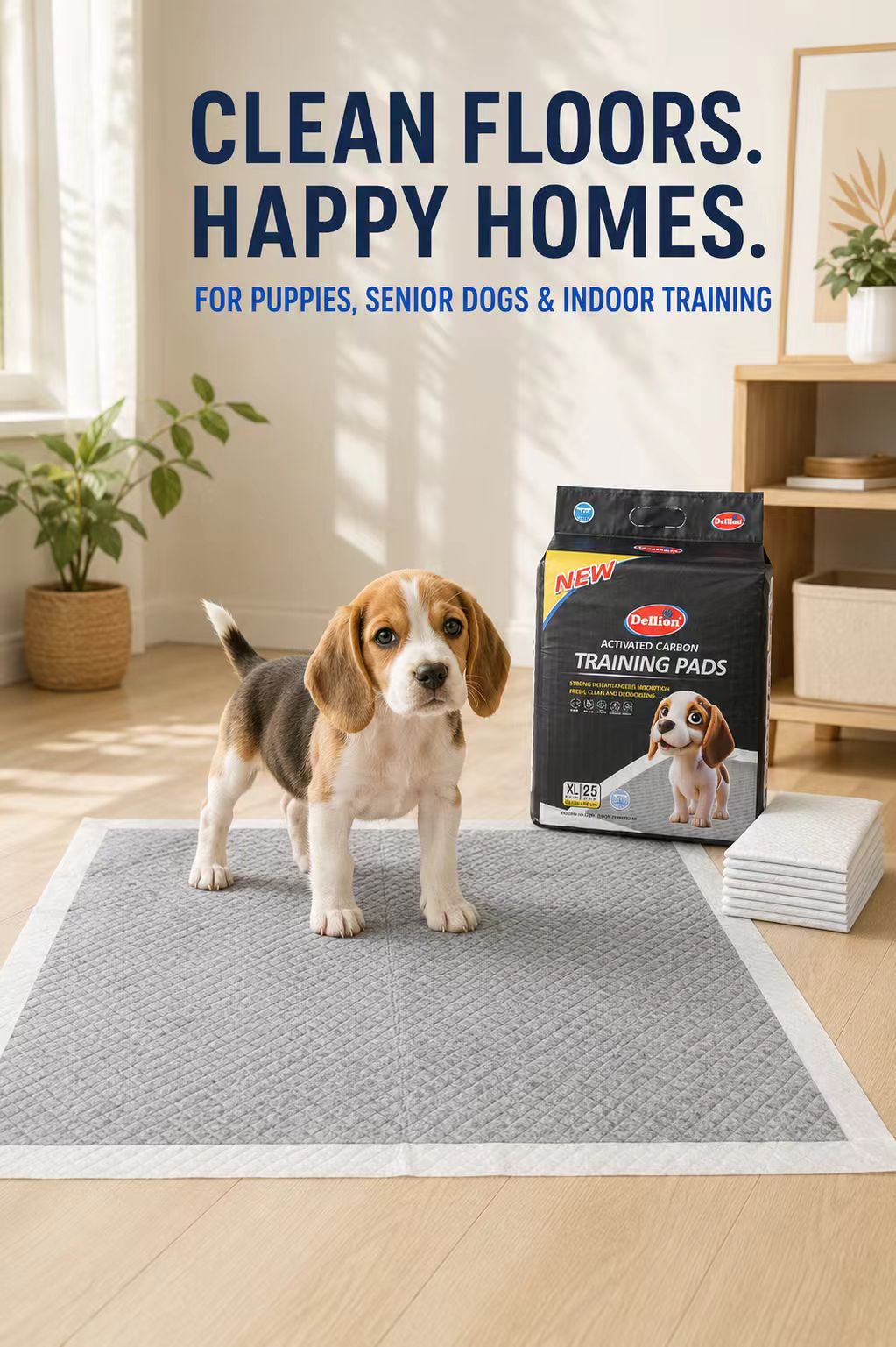 LUNOVA Activated Carbon Puppy Training Pads