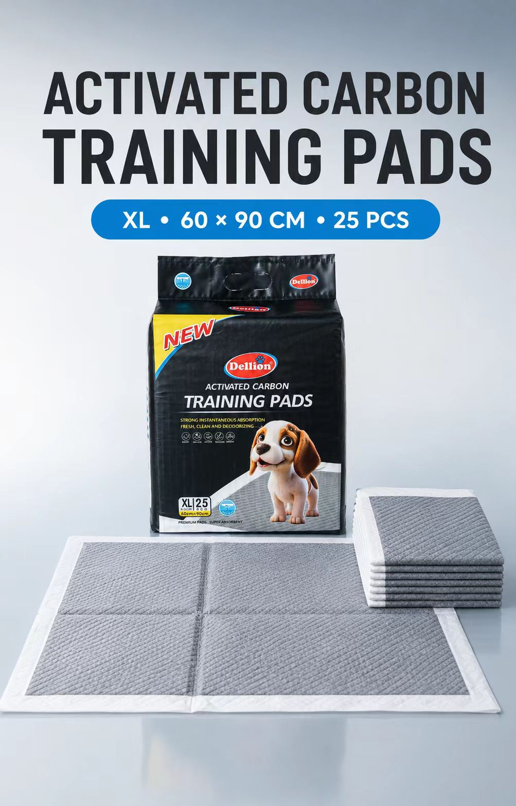 LUNOVA Activated Carbon Puppy Training Pads